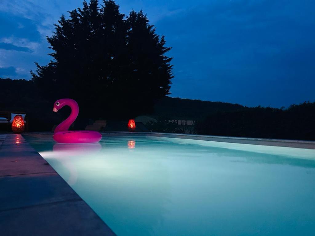 Gite Piscine Jacuzzi Privatises Clos Valentin Freulleville Bagian luar foto